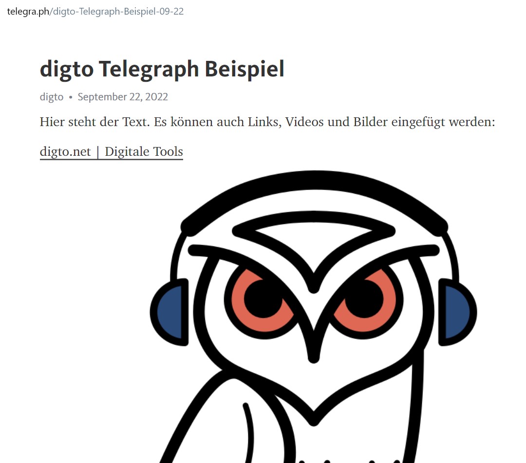 Telegra ph Digto